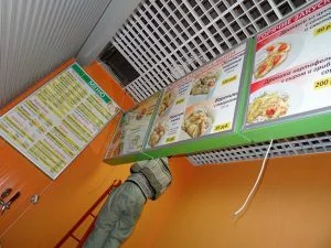 лайтбокс монтаж