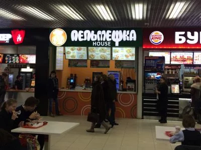 короб из композитами с буквами из акрила